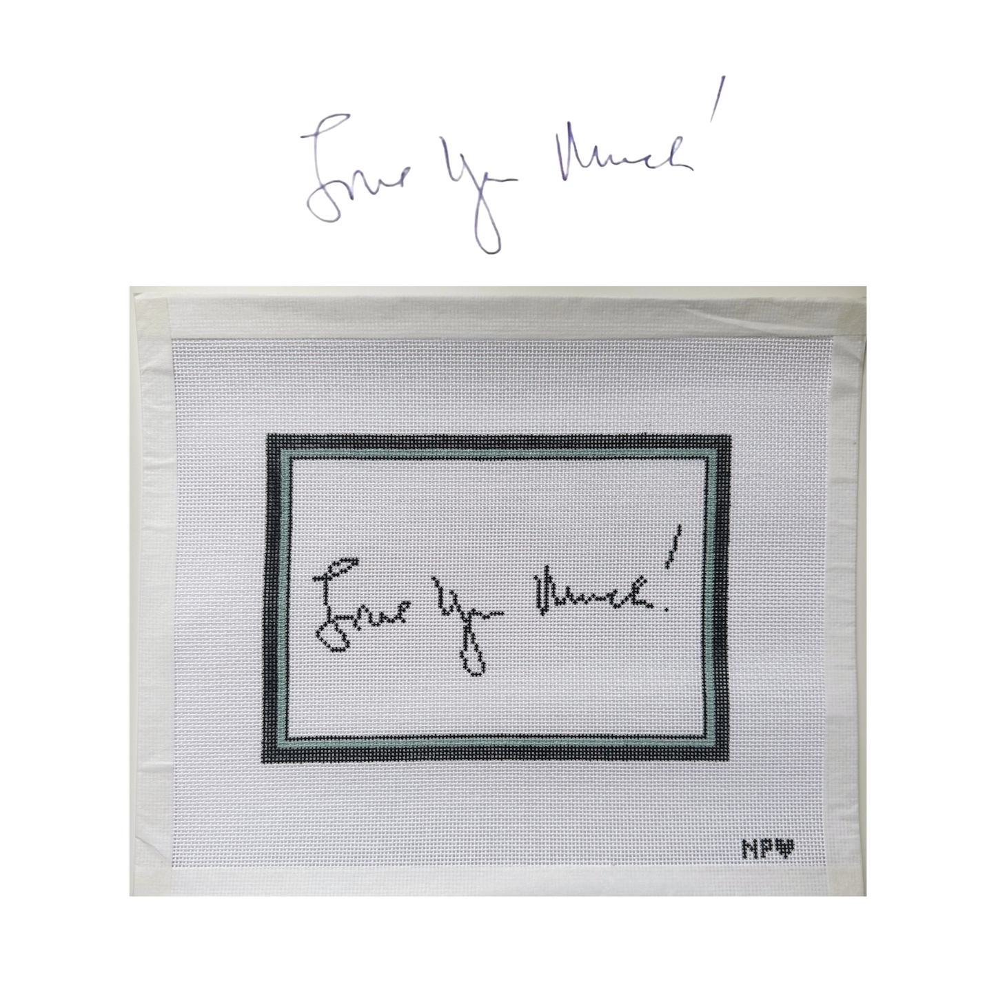 5 x 7 Handwriting Keepsake