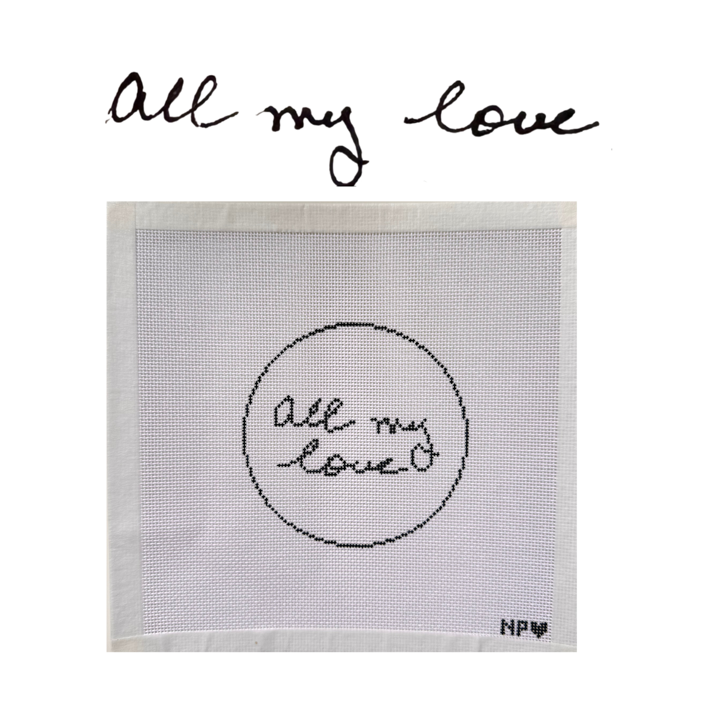 4inch Handwriting Round